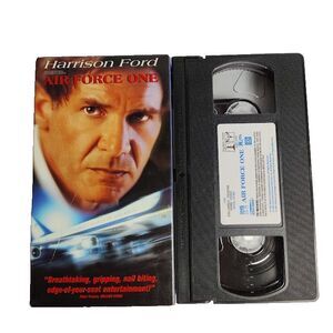 Air Force One Movie VHS 1998 R Harrison Ford Action Suspense